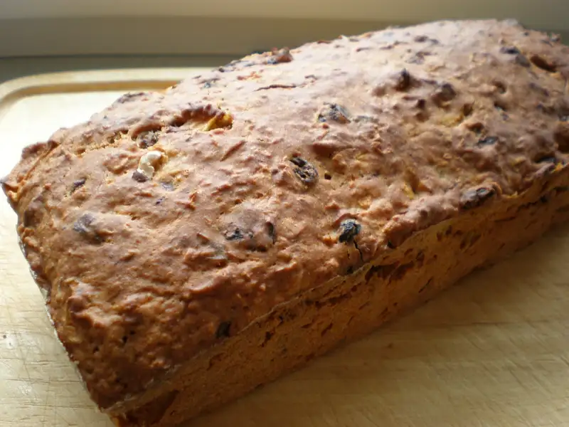 apple bread, either sweet or savory