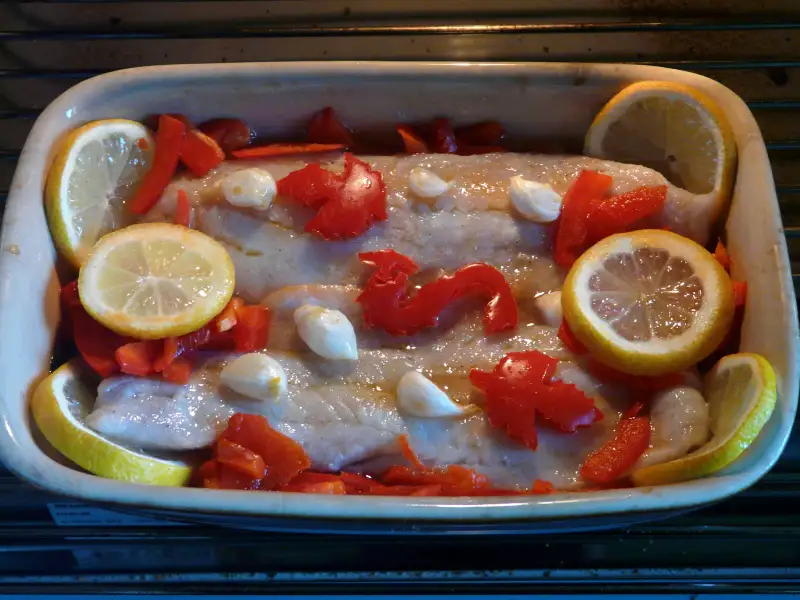 Mediterranean baked fish
