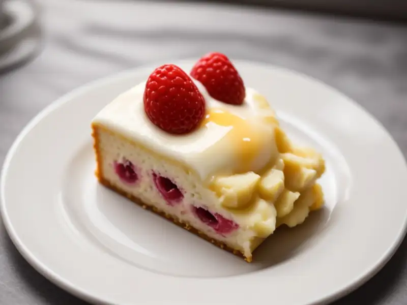 Flourless lingonberry cream cake