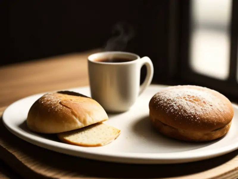 Brödsoll, bread soaked in coffee and syrup