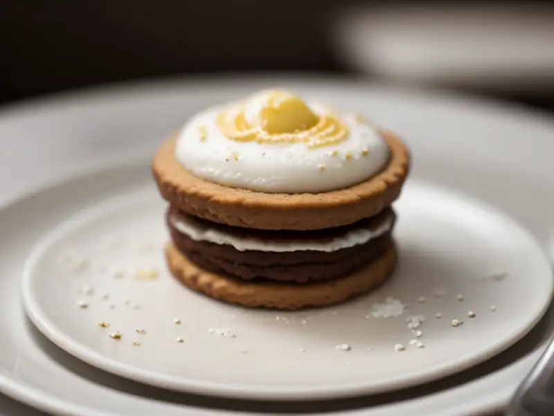 Chocolate acıbadem kurabiyesi, Turkish hazelnut almond macaroons