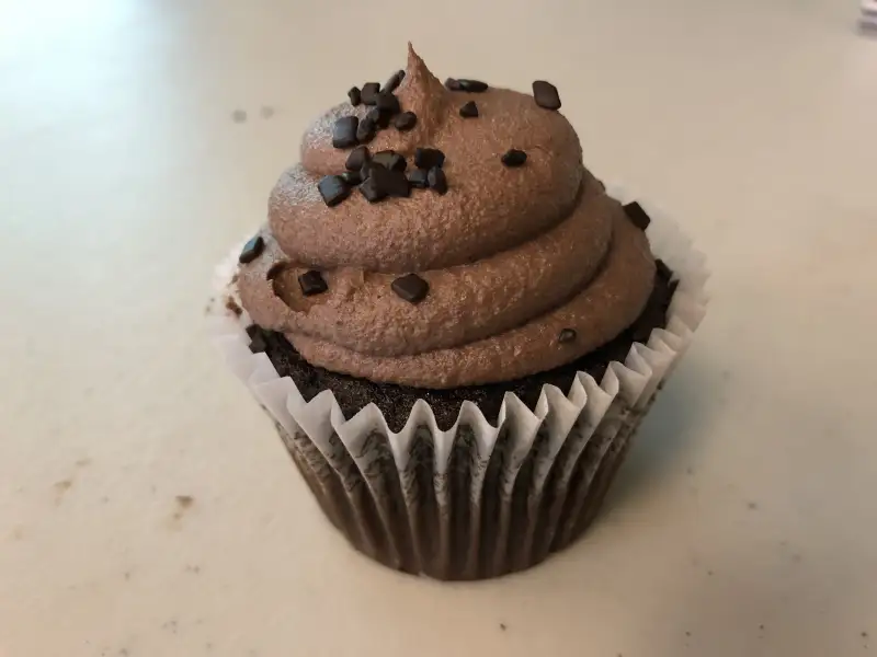 Creamy chocolate glaze