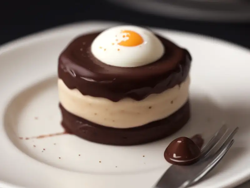 Chocolate yule log roll