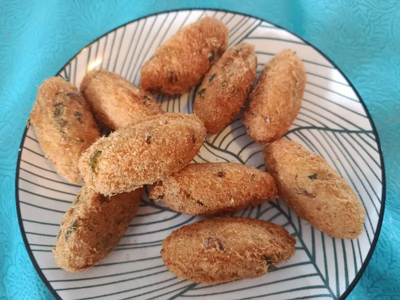 Cod and potato croquettes