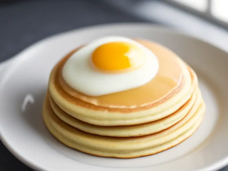 Dutch pancakes, thin and golden