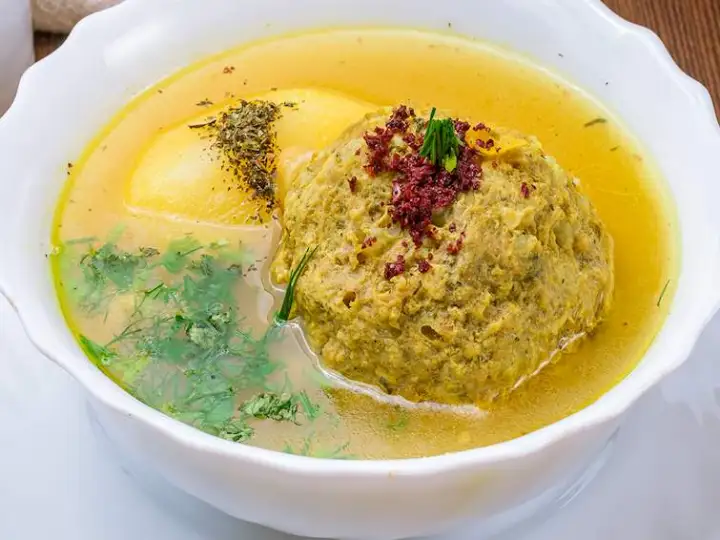 Lamb and plum soup