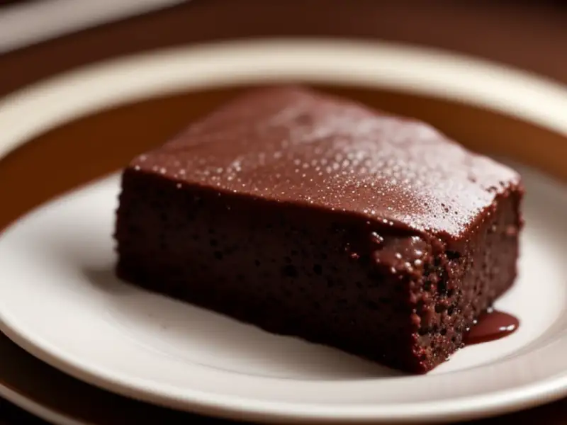 Microwave chocolate mug brownie