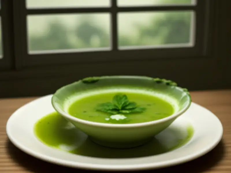 Russian nettle soup