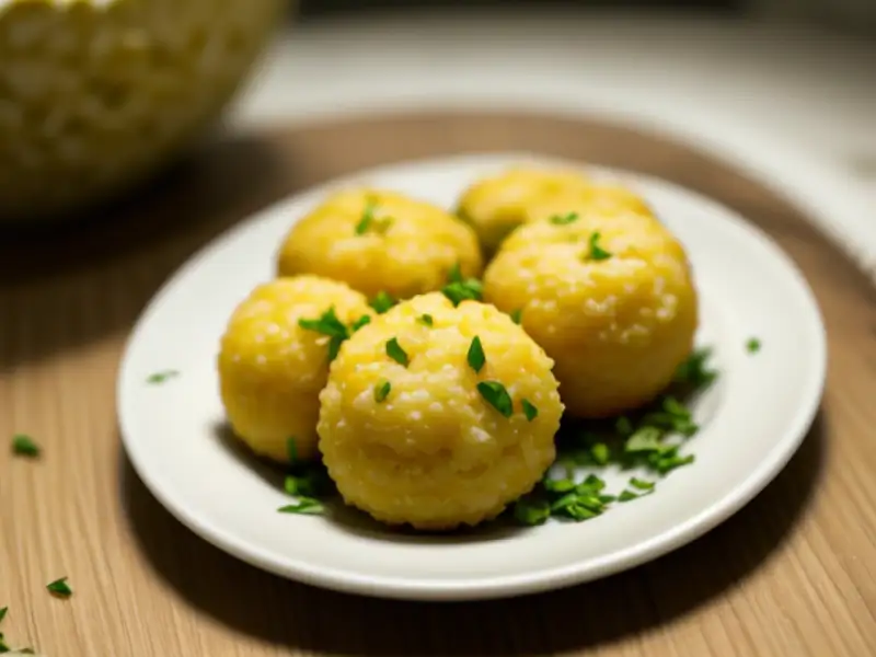 Curried shrimp croquettes