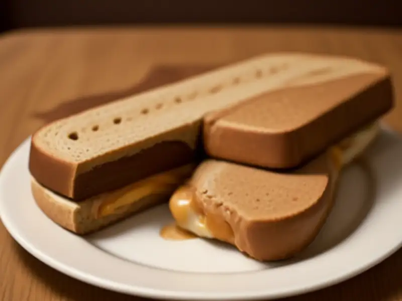 Snickerbroodje, chocolate peanut toast