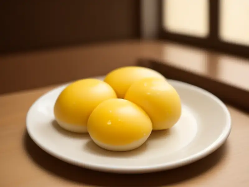 Steamed cakes with salted egg