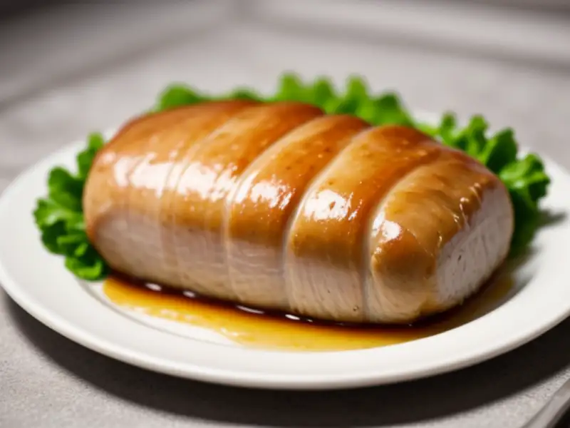 Pork loin stuffed with parsley and lemon