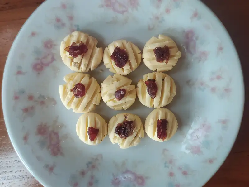 Sukade, star-shaped cookies with vanilla