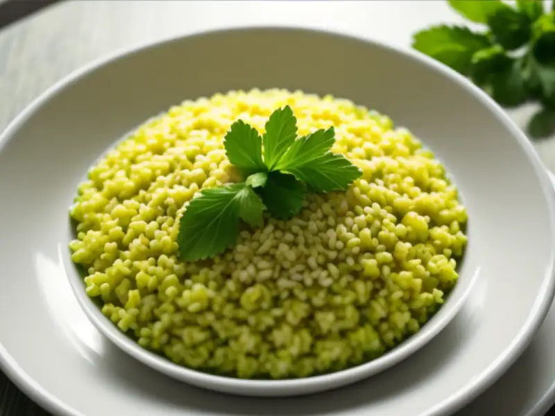 Parsley and mint tabbouleh