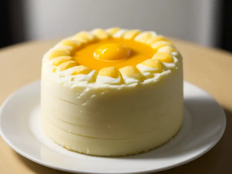 Swiss chestnut cake (vermicelles) with milk chocolate glaze