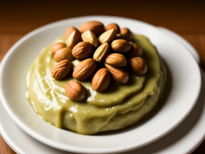 Walnut, garlic and olive oil spread