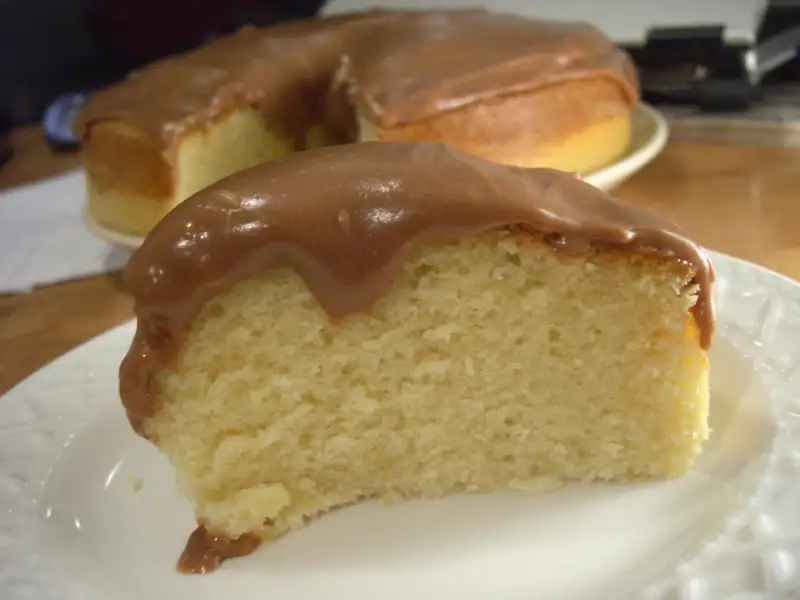 Yellow cake, recipe 1-2-3-4